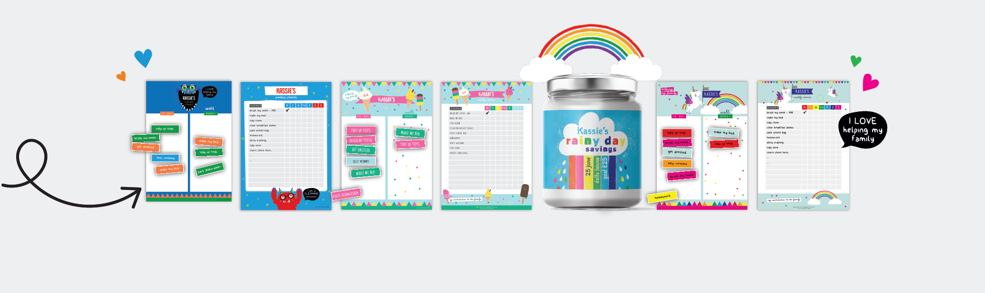 Printable planners