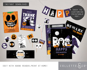 Halloween Party Pack Printables
