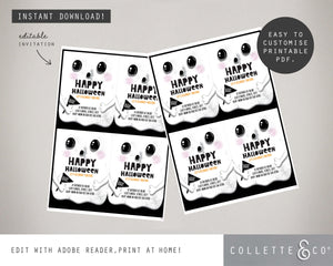Halloween Printable Invitation Bundle