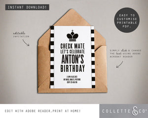 Chess Party Pack Printables