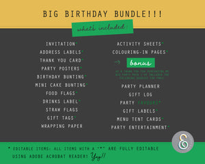 Pink Dinosaur Party Pack Printables