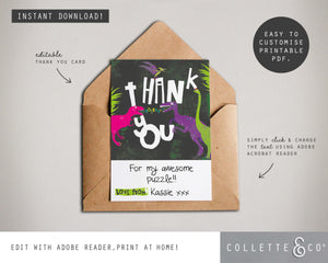 Pink Dinosaur Party Pack Printables