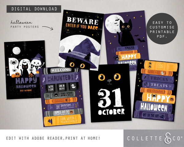 Halloween Party Pack Printables
