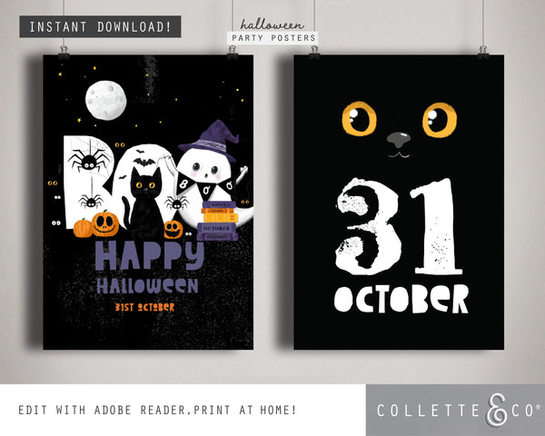 Halloween Party Pack Printables