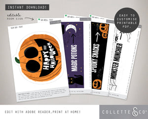 Halloween Party Pack Printables