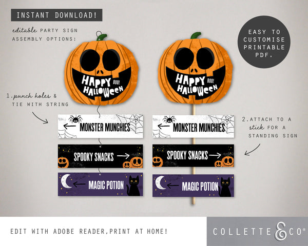 Halloween Party Pack Printables