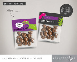 Pink Dinosaur Party Pack Printables