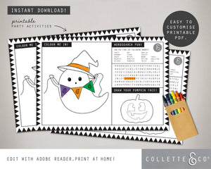 Halloween Party Pack Printables