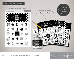 Chess Party Pack Printables