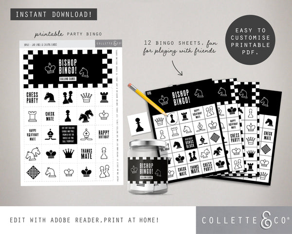Chess Party Pack Printables