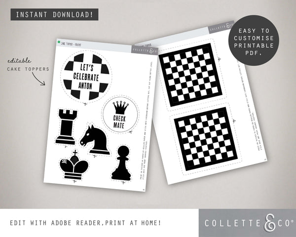 Chess Party Pack Printables