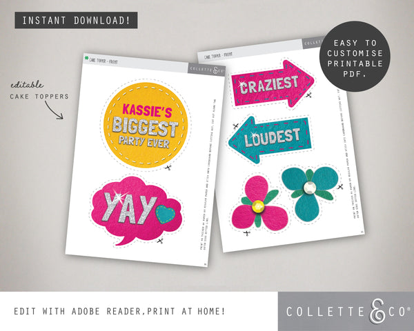 Trolls Party Pack Printables