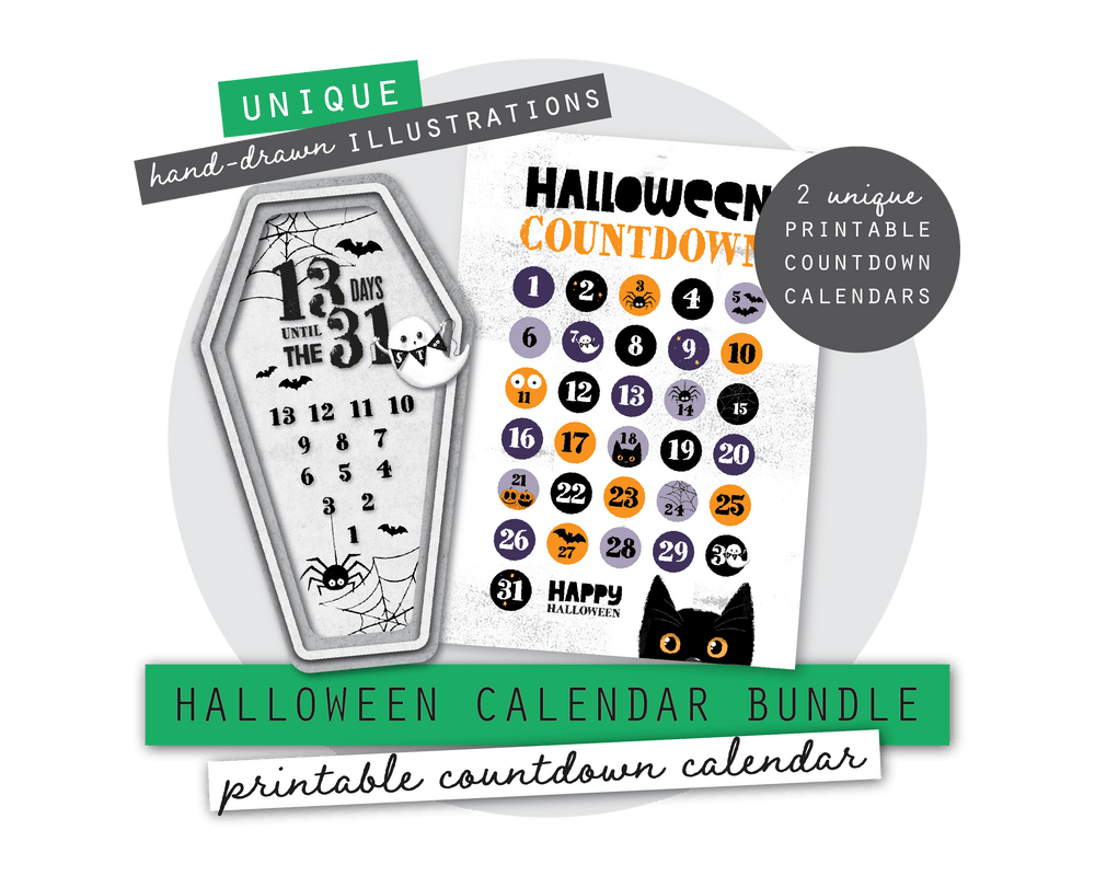 Halloween Printable Countdown Calendars