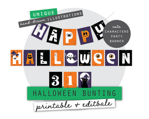 Halloween Printable Bunting