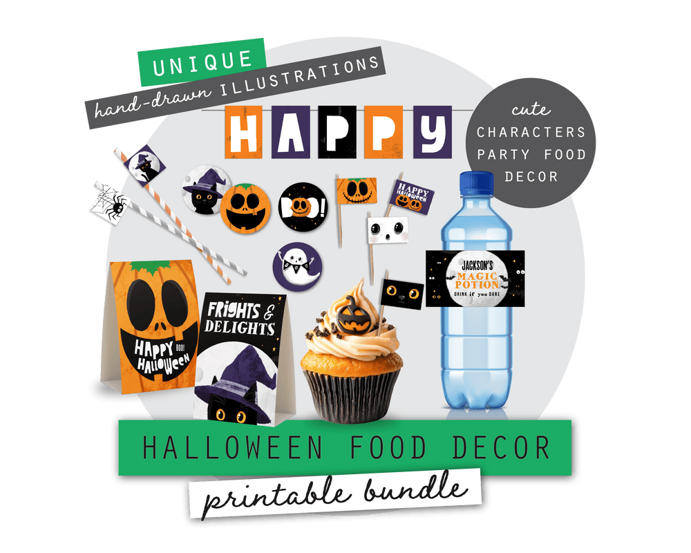 Halloween Printable Food Decor