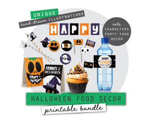 Halloween Printable Food Decor