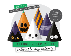 Halloween Printable Party Hats