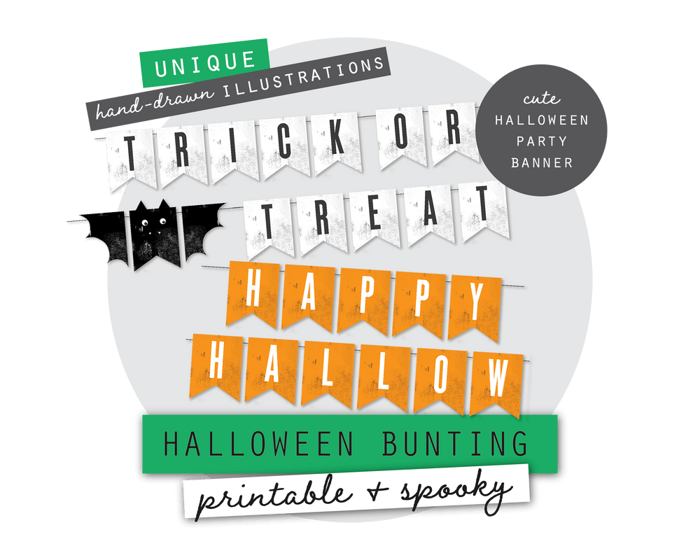 Halloween Printable Bunting