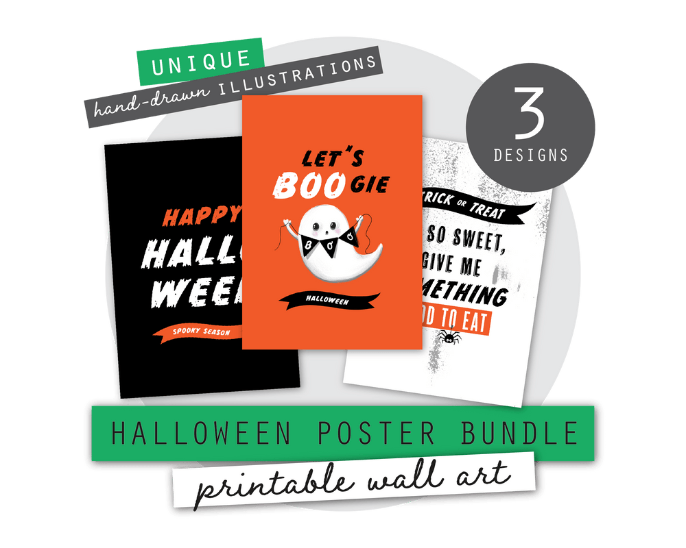 Halloween Party Printable Posters