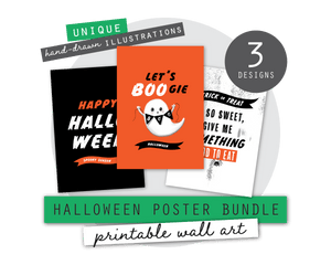 Halloween Party Printable Posters