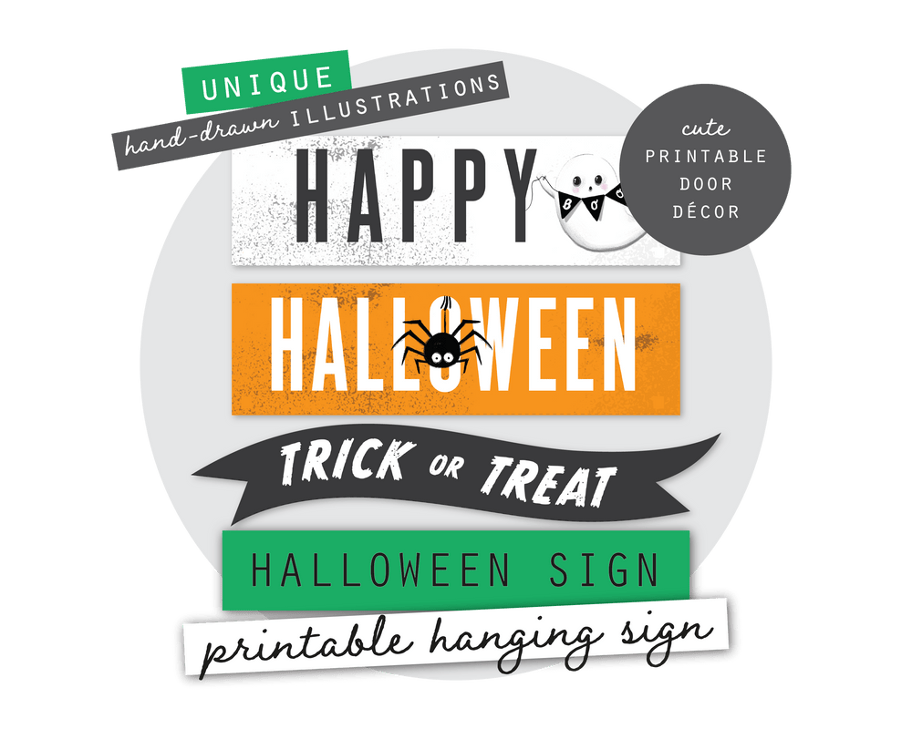 Halloween Printable Sign