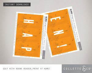 Halloween Printable Bunting