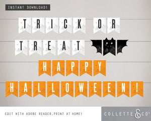 Halloween Printable Bunting