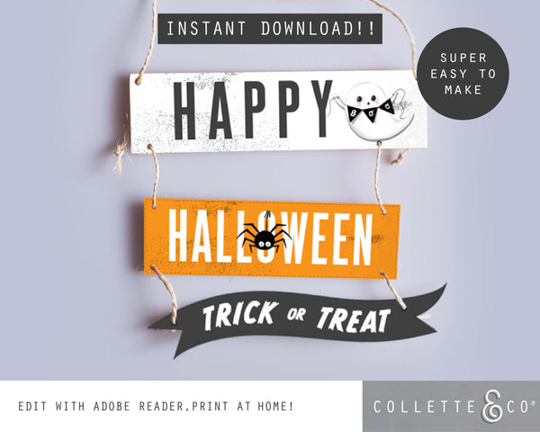 Halloween Printable Sign