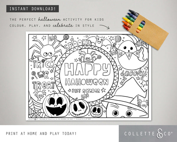 Halloween Printable Placemats