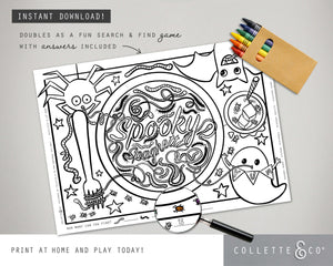 Halloween Printable Placemats