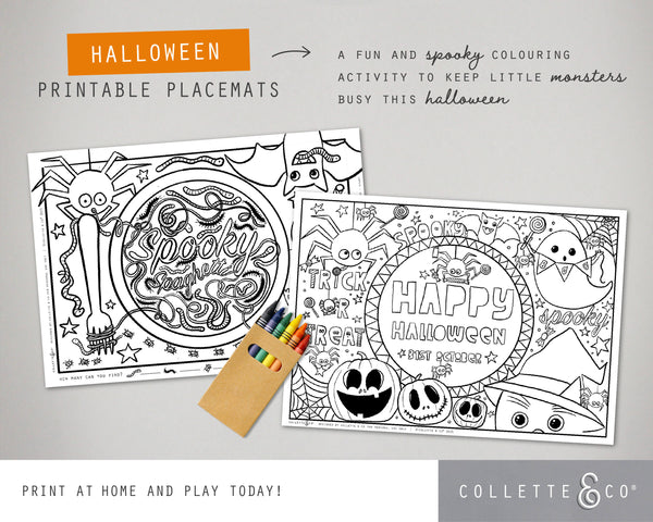 Halloween Printable Placemats