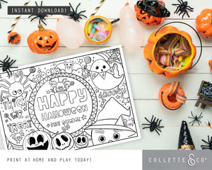 Halloween Printable Placemats
