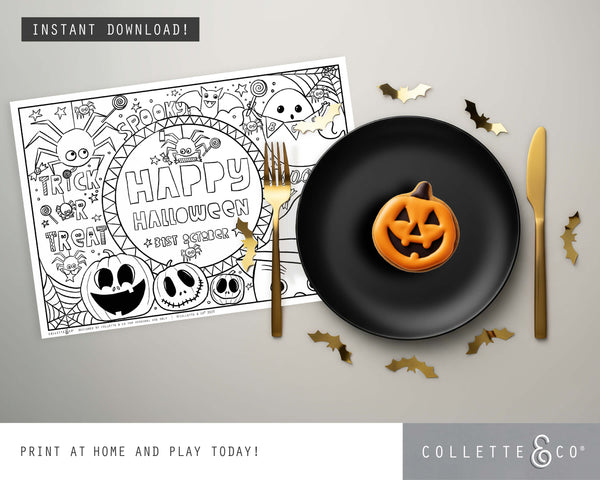 Halloween Printable Placemats