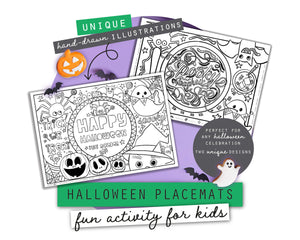 Halloween Printable Placemats