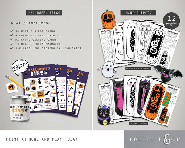 Halloween Printable Activity Bundle