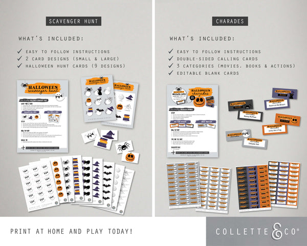 Halloween Printable Activity Bundle