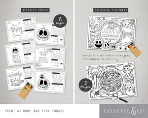 Halloween Printable Activity Bundle