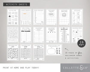 Halloween Printable Activity Bundle