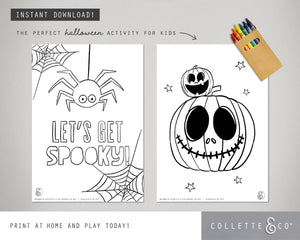 Halloween Printable Colouring Pages