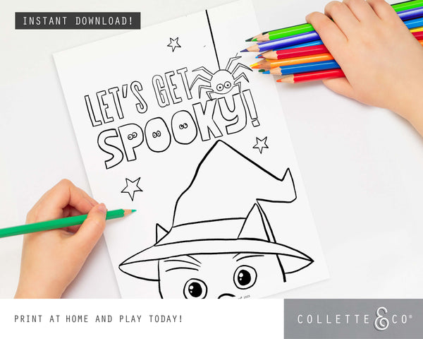 Halloween Printable Colouring Pages