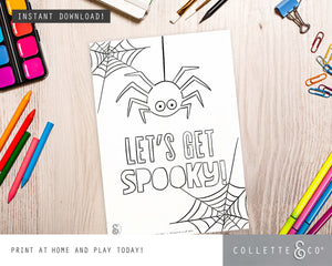 Halloween Printable Colouring Pages