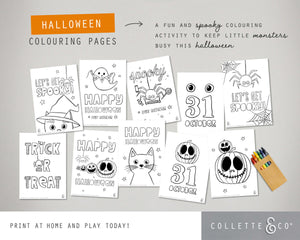 Halloween Printable Colouring Pages