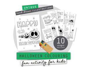 Halloween Printable Colouring Pages