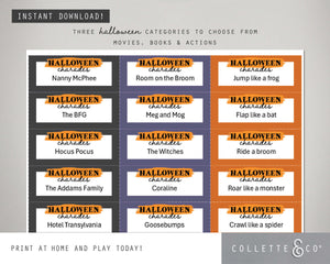 Halloween Printable Charades