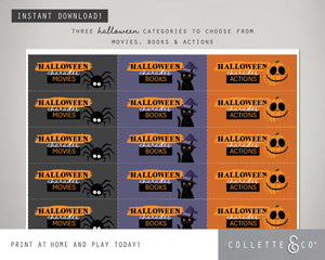 Halloween Printable Charades