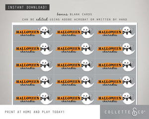 Halloween Printable Charades