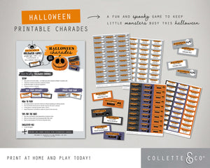 Halloween Printable Charades