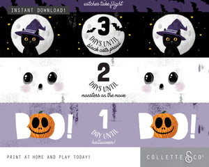 Halloween Countdown Printable Paper Chains