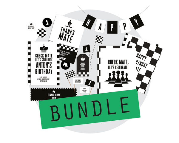 Chess Party Pack Printables