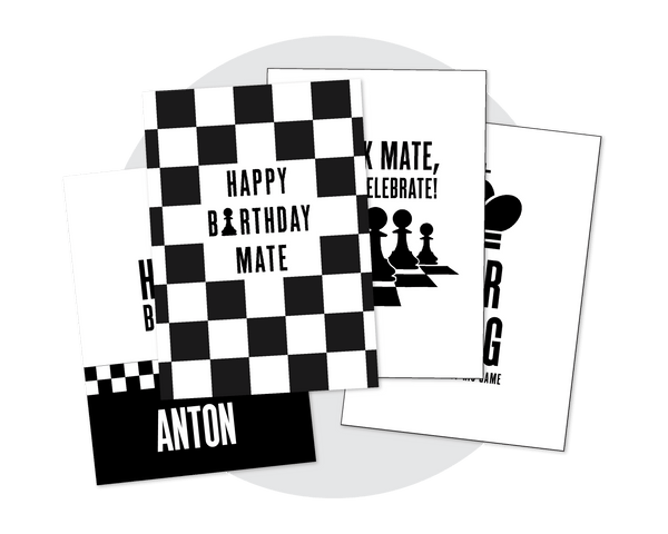 Chess Party Printable Posters